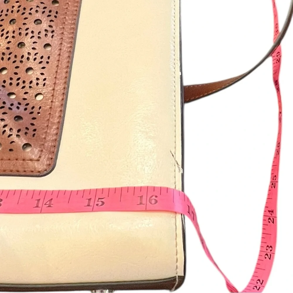 Cluci Leather Briefcase Women Laptop Bag 16.5 In Business Shoulder Strap Classic - Picture 8 of 16